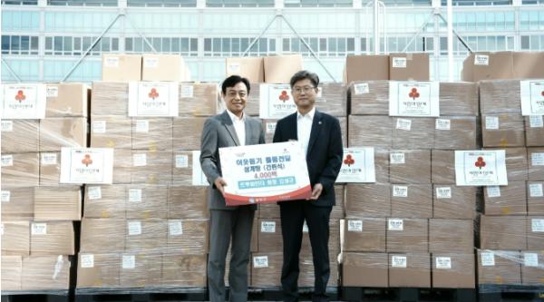 트루파인더, 봉화군 취약계층에 삼계탕 4,000팩 기부 기사 이미지