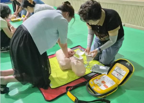 영주시보건소, 장애인종합복지관 찾아 심폐소생술 교육 기사 이미지