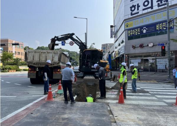 계룡시, 20년 이상 노후 오수관로 정비...주민불편 해소 기사 이미지
