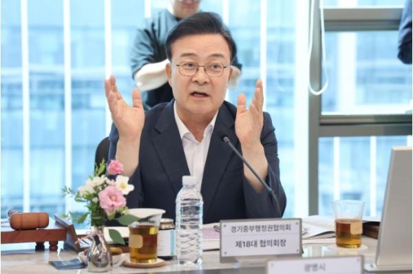 김성제 의왕시장, 경기중부권행정협의회 민선 9기 첫 회장에 선출 기사 이미지