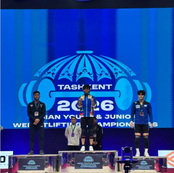 순창군청 역도팀 장서진, ‘2026 아시아주니어 역도선수권대회’ 동메달 쾌거 기사 이미지