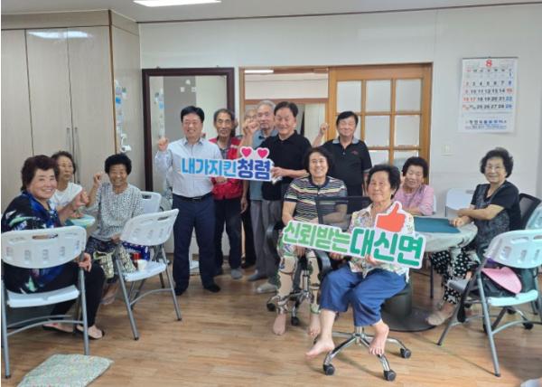 여주시 대신면, 무더위 대응 연장운영 경로당 점검 기사 이미지