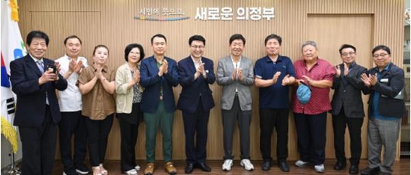 김원기 의정부시장, 위생업계와 민생 소통…소상공인 애로‧협력 방안 논의 기사 이미지
