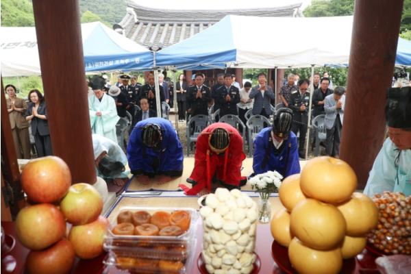 진안군, 임진왜란 웅치전적지 순국선열 추모제 봉행 기사 이미지