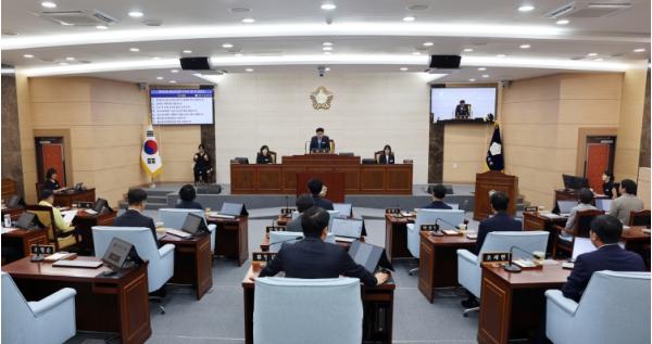화순군의회, 제282회 제1차 정례회 개회