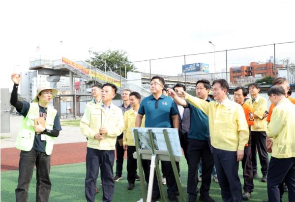 동작구, 불꽃축제 안전관리 총력 … 구청‧경찰서‧소방서 기관 사전 합동점검 기사 이미지