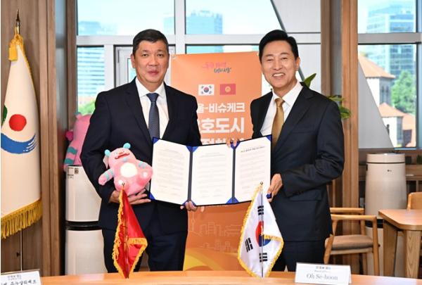 서울시 오세훈 시장, 16일 비슈케크 시장 만나 