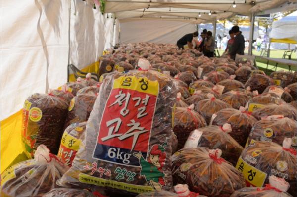 ‘시간을 품은 맛’ 음성명작페스티벌 첫날...풍성한 농산물·공연 눈길 기사 이미지