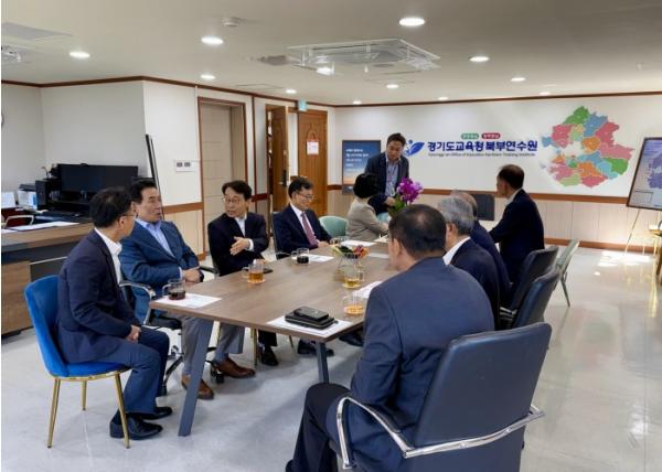 경기도교육청북부연수원, 포천시 내 유관기관과 기관장 정담회 개최 기사 이미지