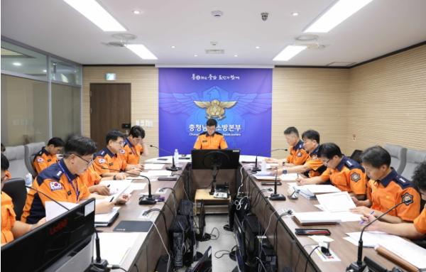 충남소방본부, 특별경계근무 투입 전 소방관서장 영상회의 개최 기사 이미지