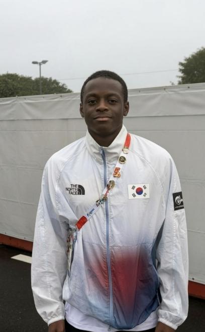 안산시청 비웨사 다니엘 가사마, 아시안게임 남자 400m 계주 동메달 기사 이미지