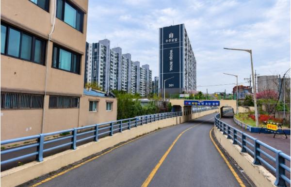 경주 동천지하차도 평면화 마무리…도로 조기 개통 기사 이미지