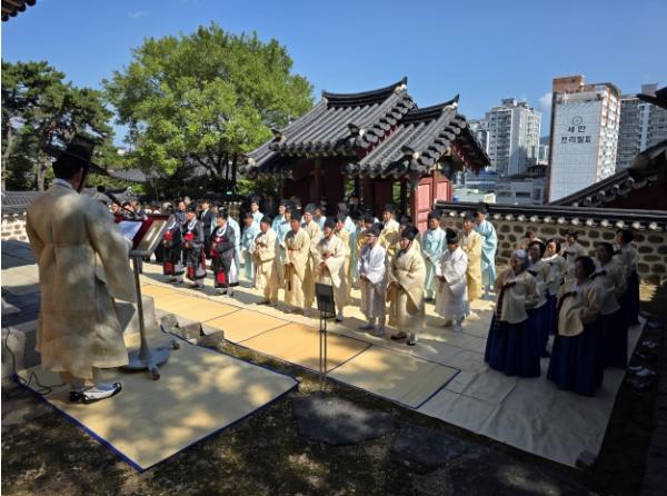 중구 (사)구강서원보존회, 2026년 추기향례 봉행 기사 이미지