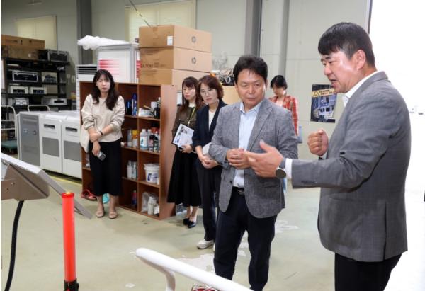 청주시 기업애로해소지원단, ㈜본시스와 현장대화 기사 이미지