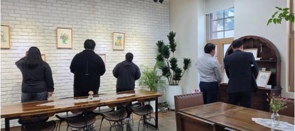 진주시정신건강복지센터, ‘어반스케치 작품전’ 개최 기사 이미지