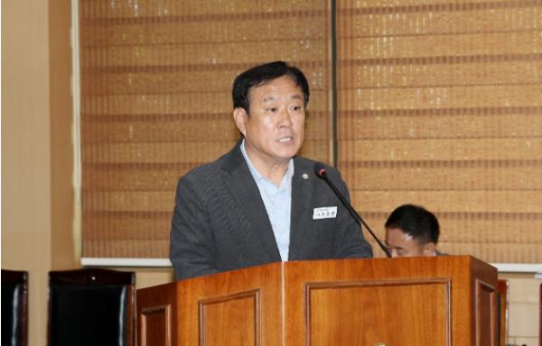 태안군의회 오동원 의원 대표발의, '태안군 반려식물산업 육성 및 지원에 관한 조례안' 원안 가결
